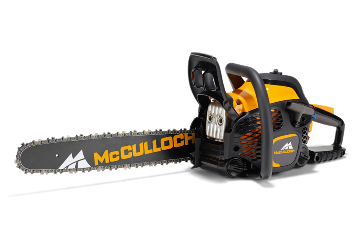 Απεικονίζεται το αλυσοπρίονο